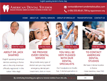 Tablet Screenshot of americandentalstudios.com